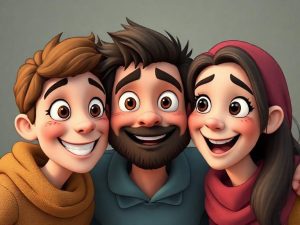 2. Reimagine Family and Friends as Disney Characters
